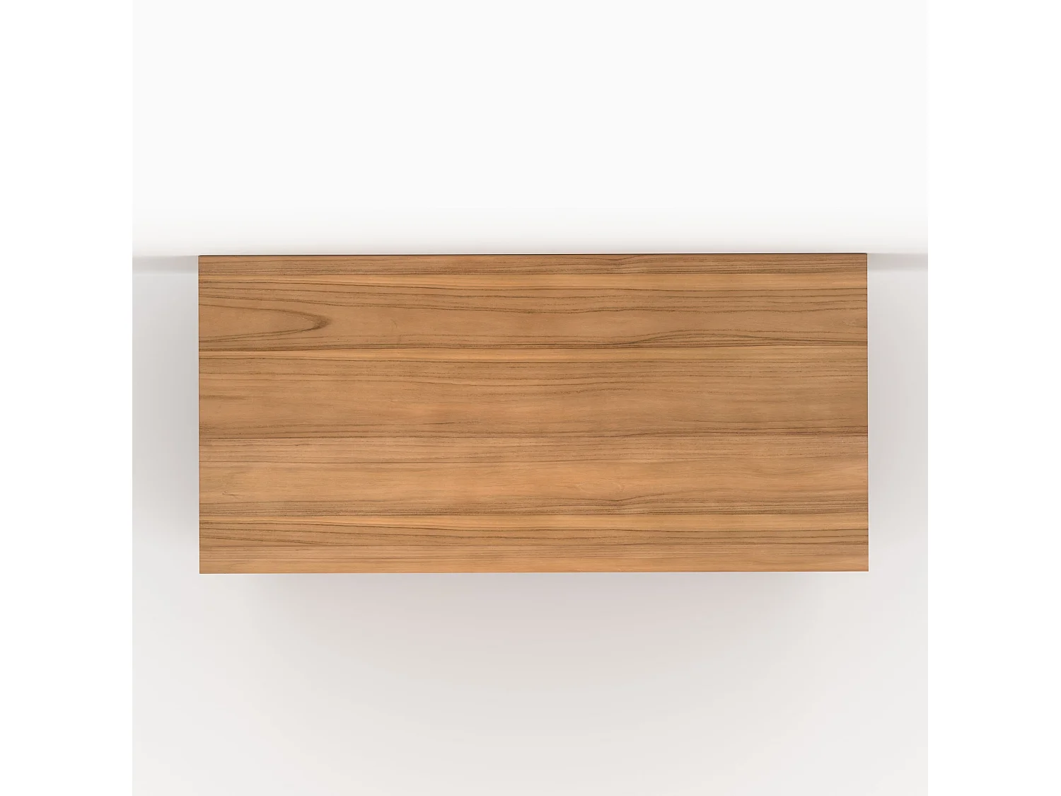 Meuble de salle de bain en bois de teck 110 cm - Pernelle