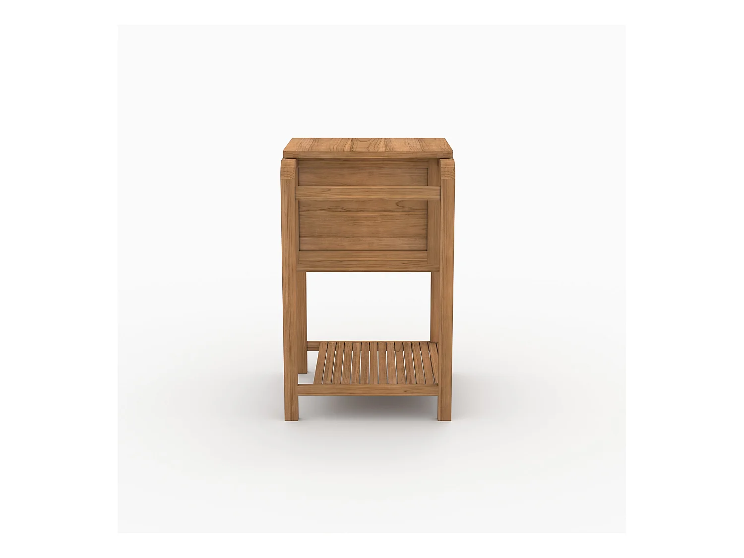 Meuble de salle de bain en bois de teck 50 cm - Lucette