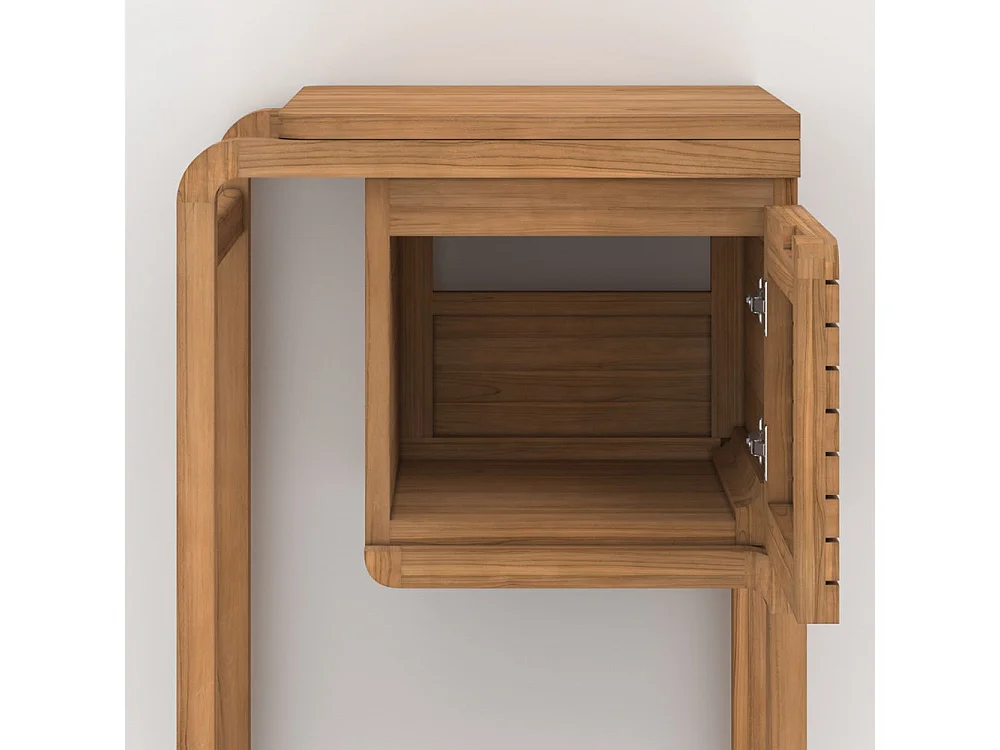 Meuble de salle de bain en bois de teck 50 cm - Lucette