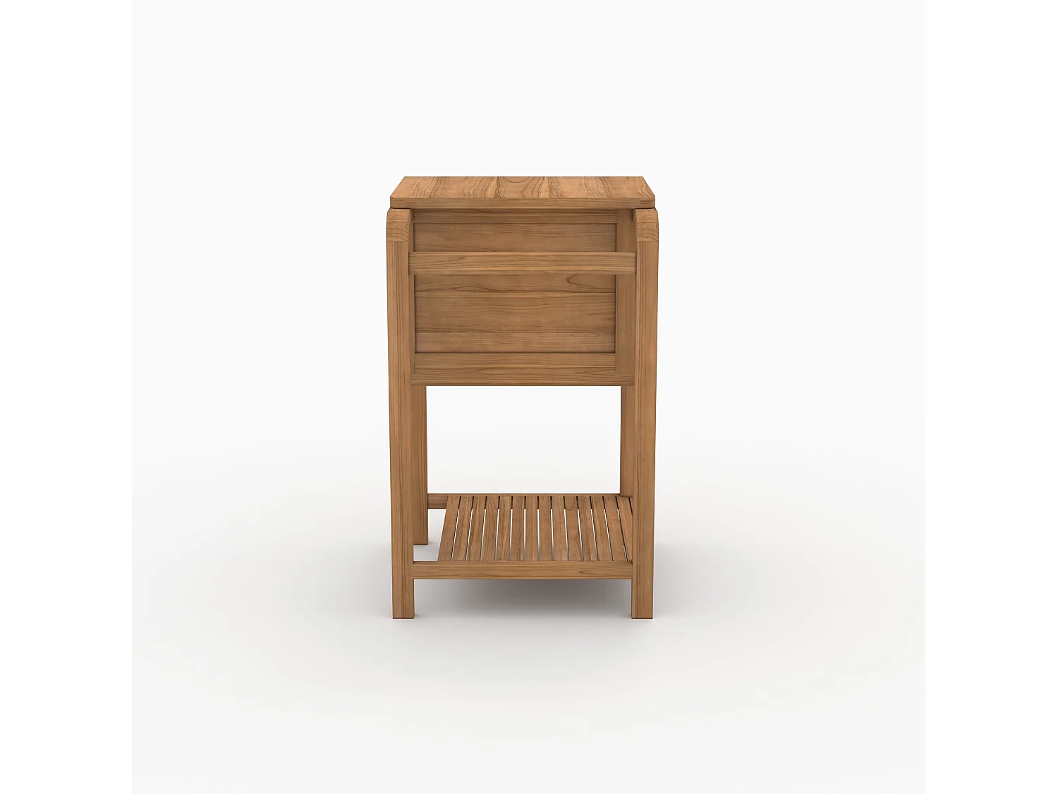 Meuble de salle de bain en bois de teck 50 cm - Lucette