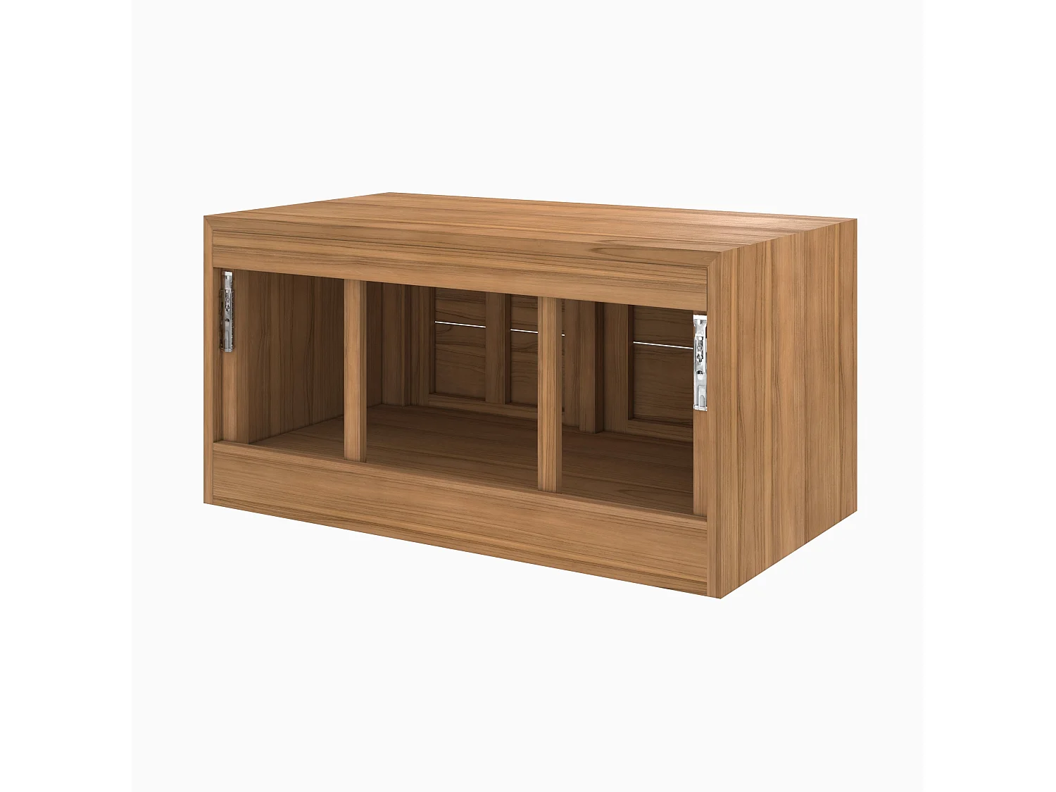 Mobile da bagno sospeso in legno di teak 90 cm - Hera