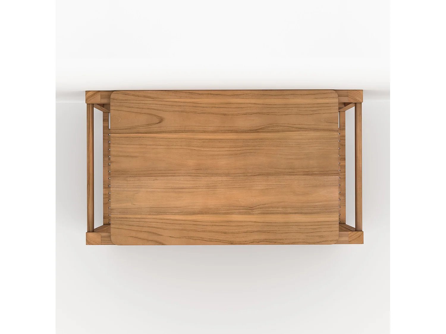 Mobile da bagno in legno di teak 90 cm - Lucette