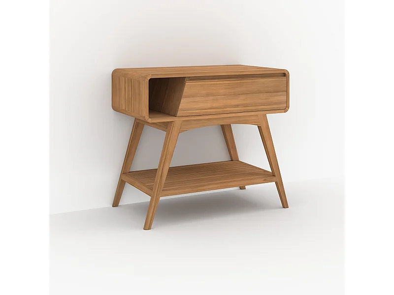 Mobile bagno in legno di teak 90 cm - Kafa