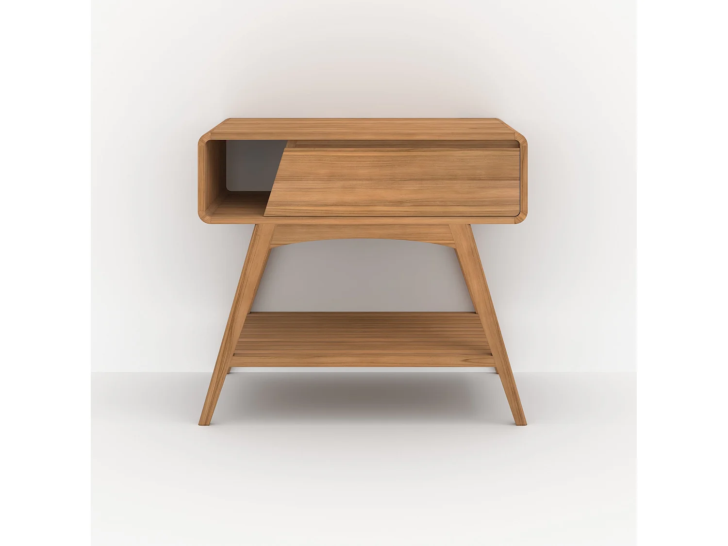 Mobile bagno in legno di teak 90 cm - Kafa