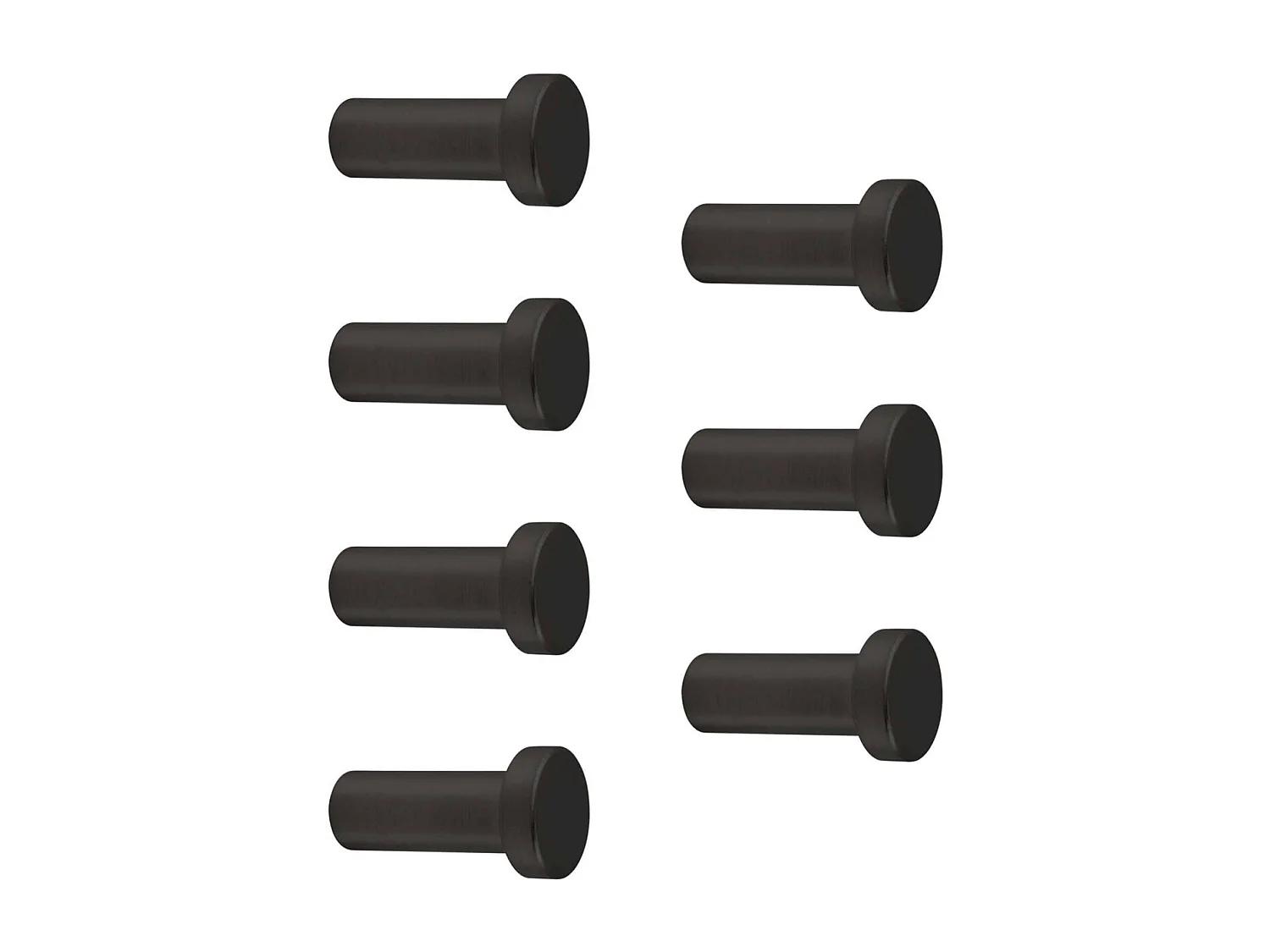 Patères murales en métal Wellington (Lot de 7)