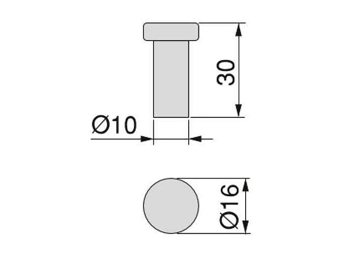 Patères murales en métal Wellington (Lot de 7)