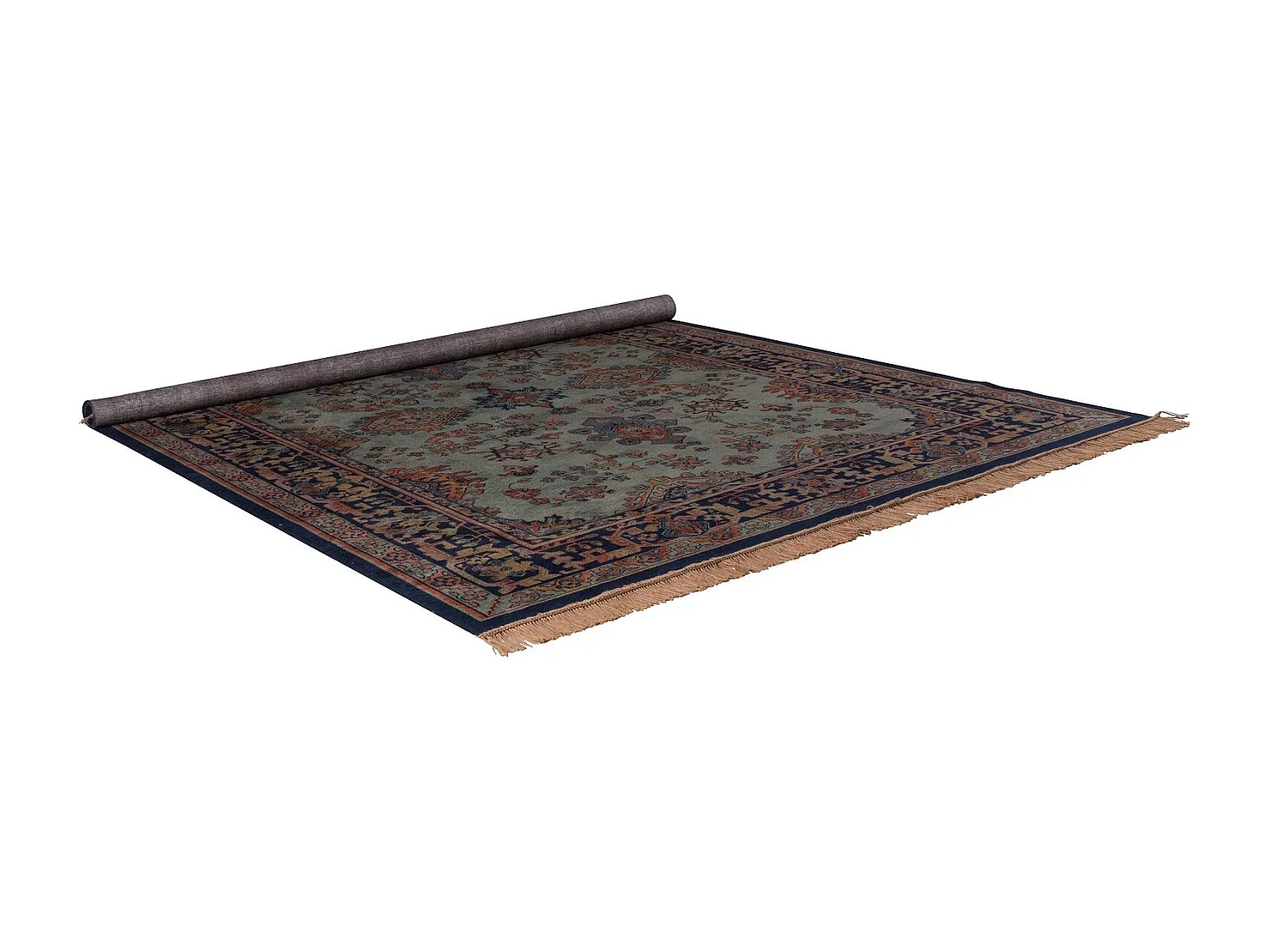 Old Raz - Tapis de salon persan -  Camel - 160x230cm
