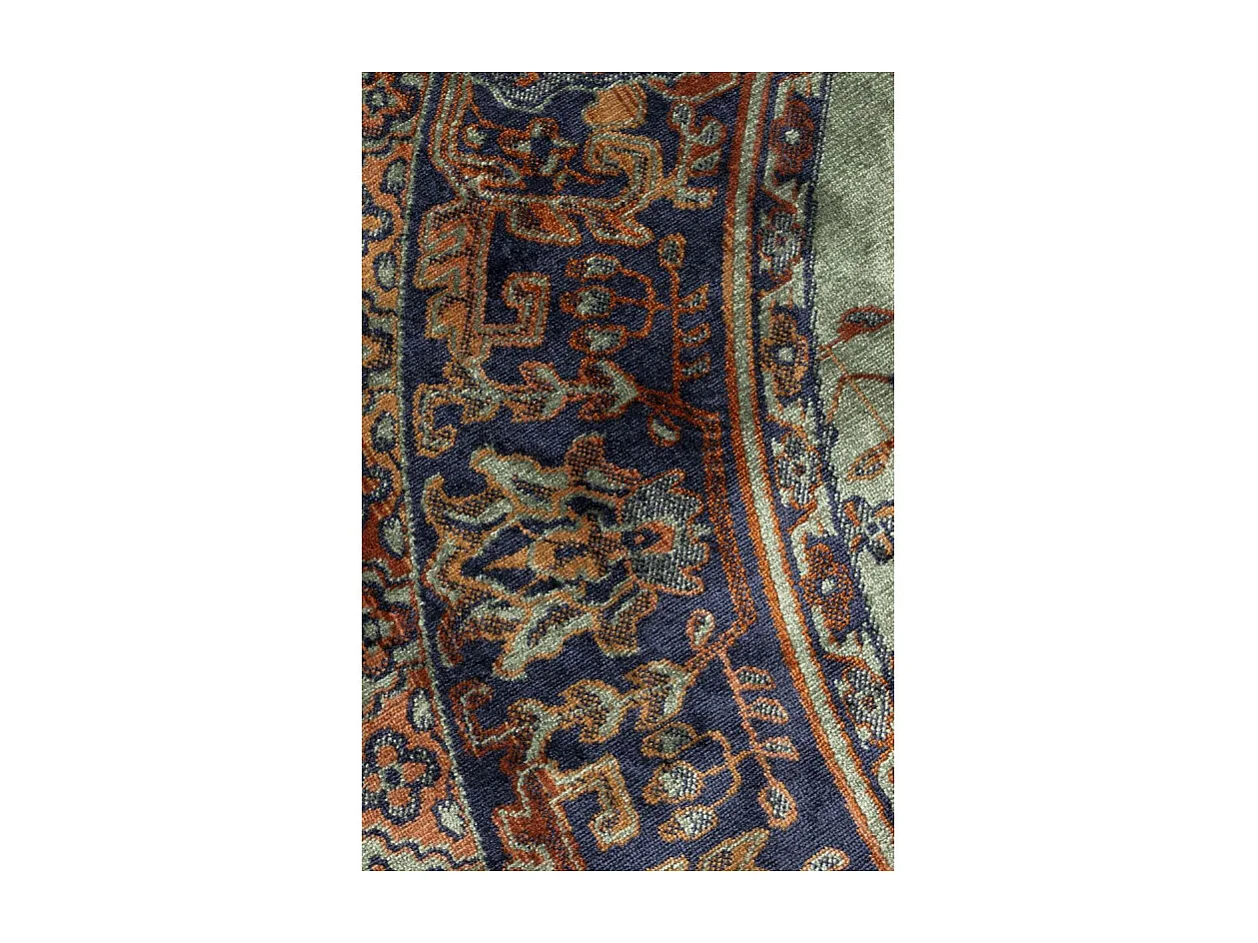 Raz IV - Tapis persan à franges -  Rouge - 160x160cm