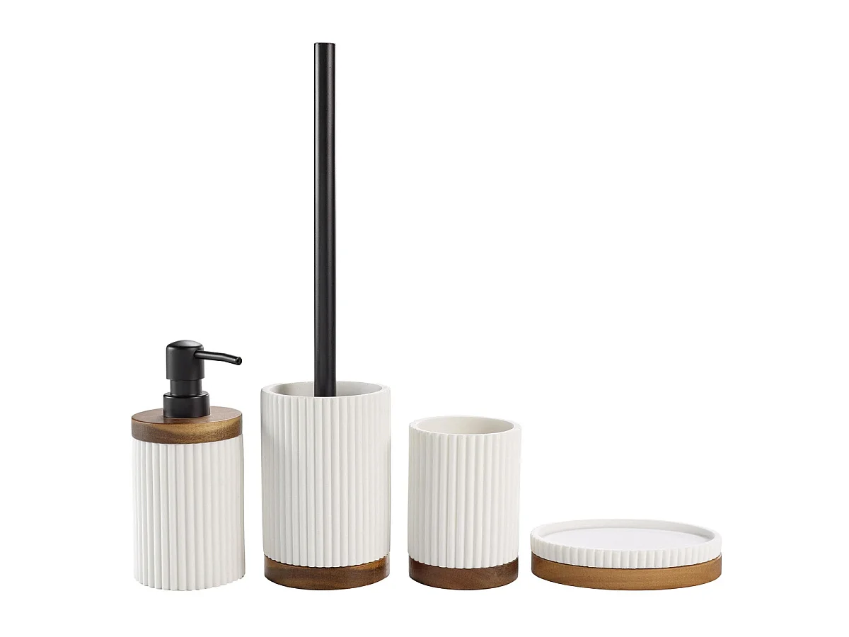 Distributeur de Savon "Niagara" 17cm Blanc