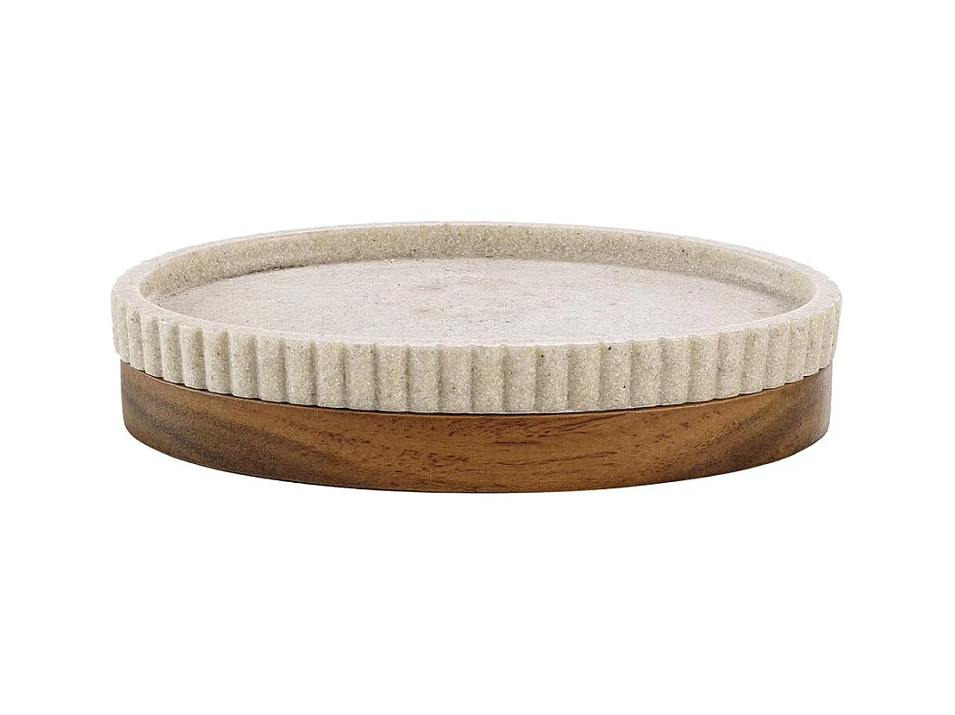 Porte Savon Design "Niagara" 14cm Naturel