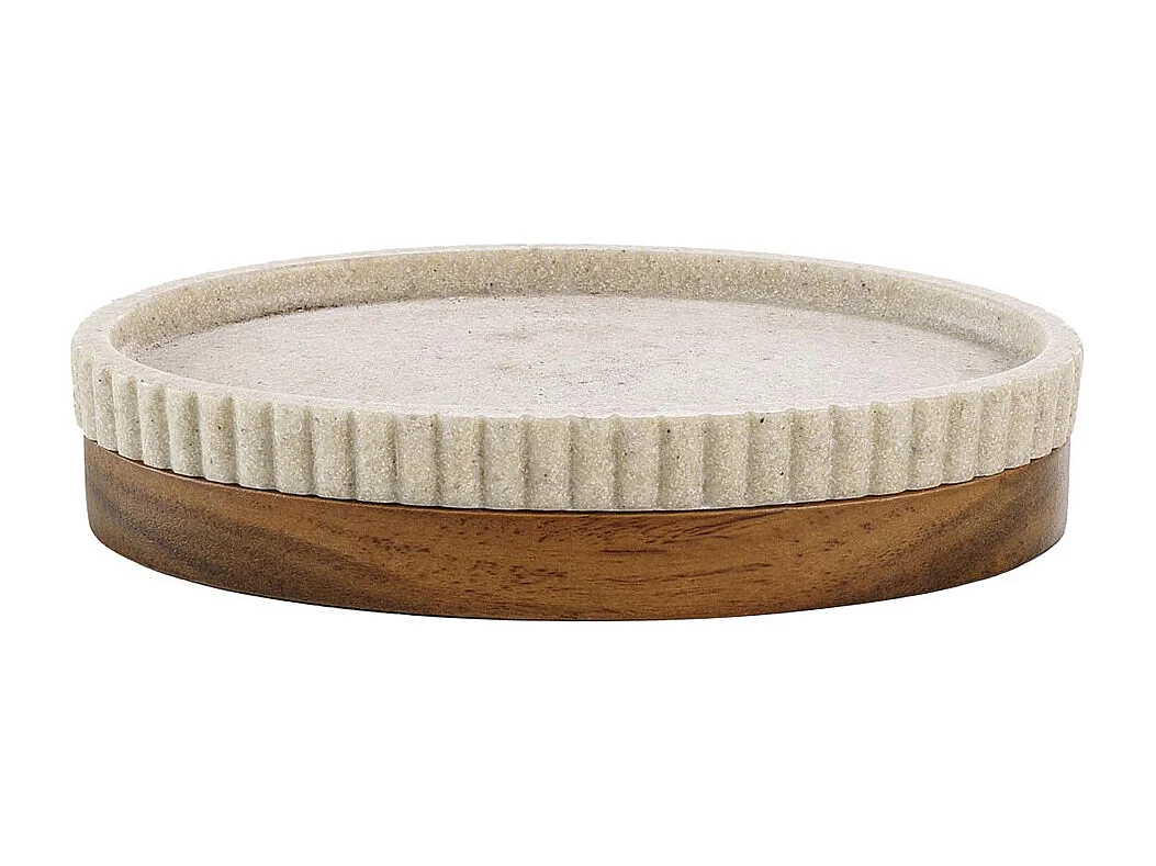 Porte Savon Design "Niagara" 14cm Naturel