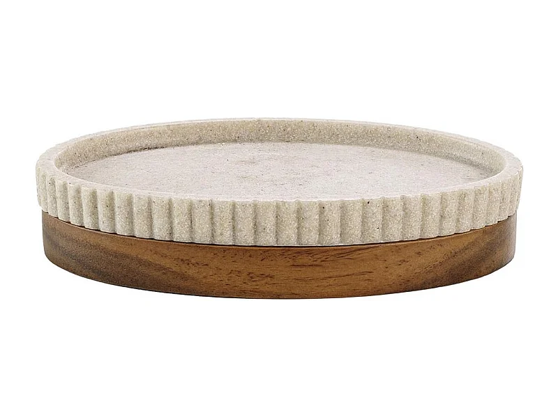 Porte Savon Design "Niagara" 14cm Naturel