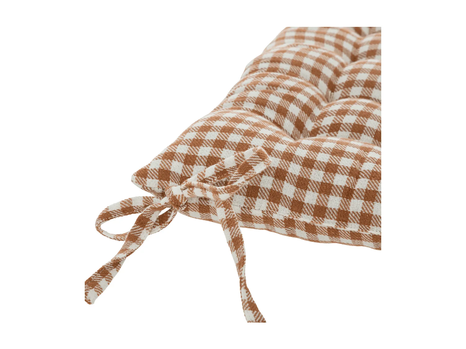 Sitzkissen mit Vichy-Musterdruck 38 x 38 cm