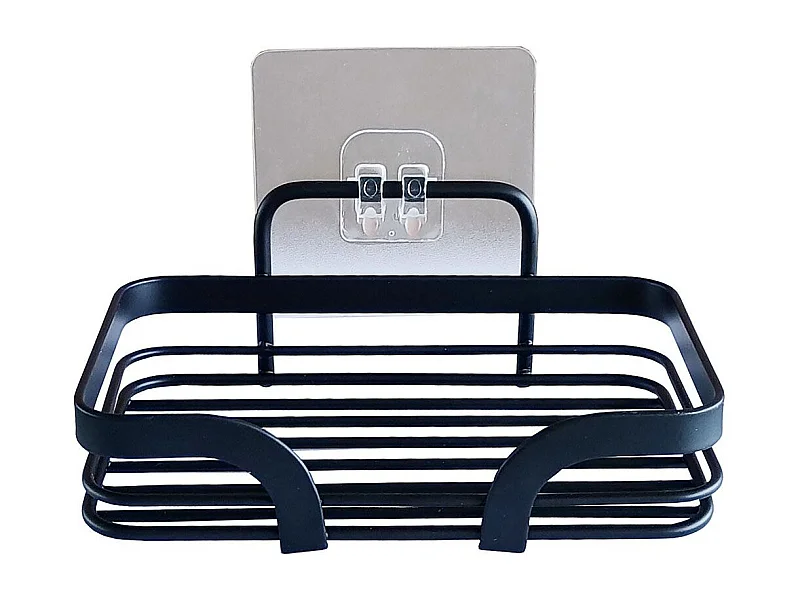 Porte Savon Adhésif "Filaire Premium" 14cm Noir