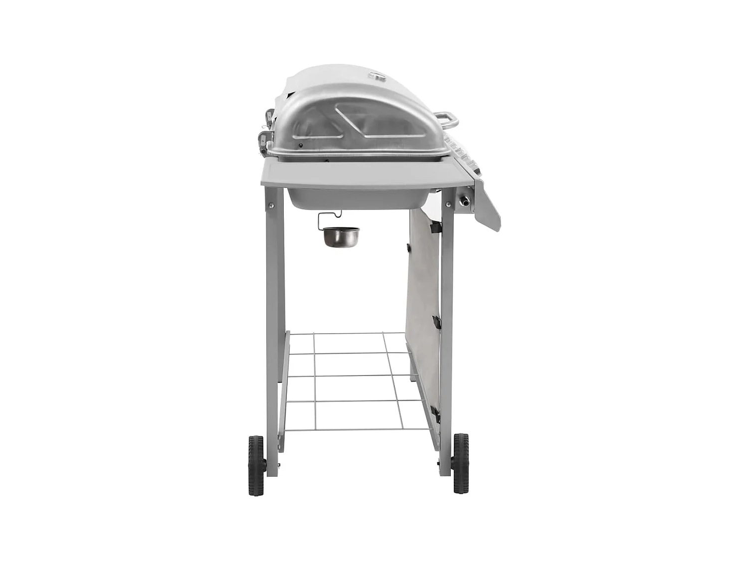 Barbecue gril à gaz avec 6 br?leurs Argenté