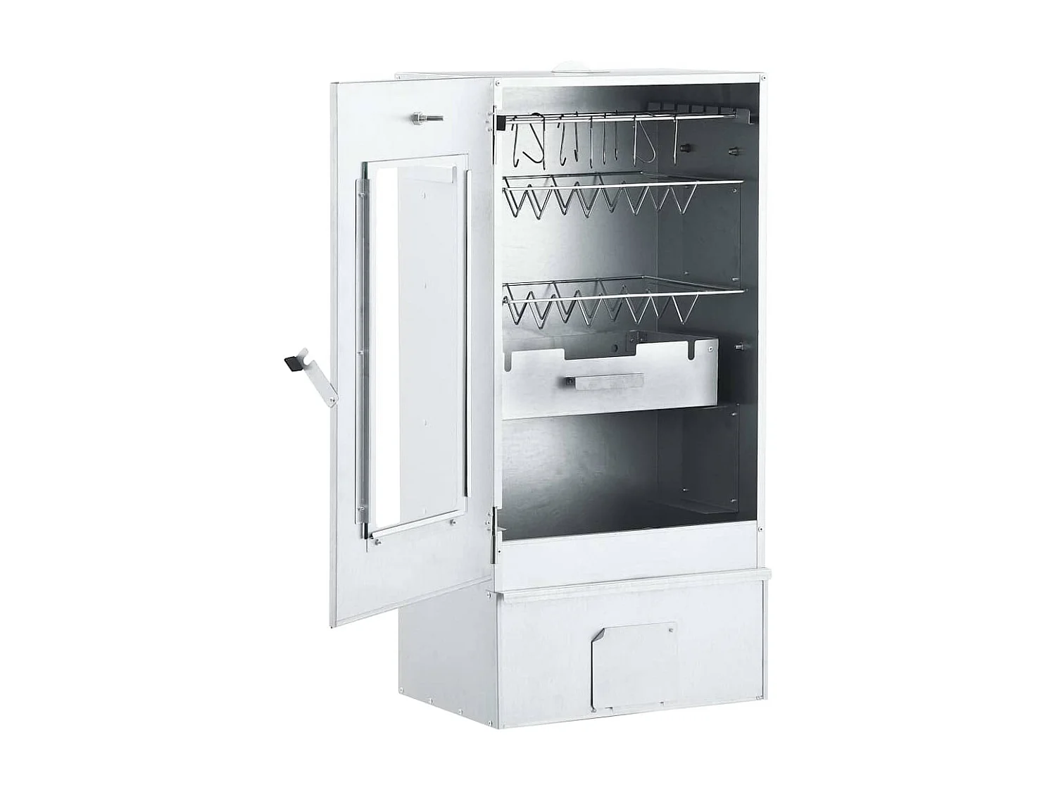Forno para churrasco, defumador, gerador de fumaça fria, aço galvanizado