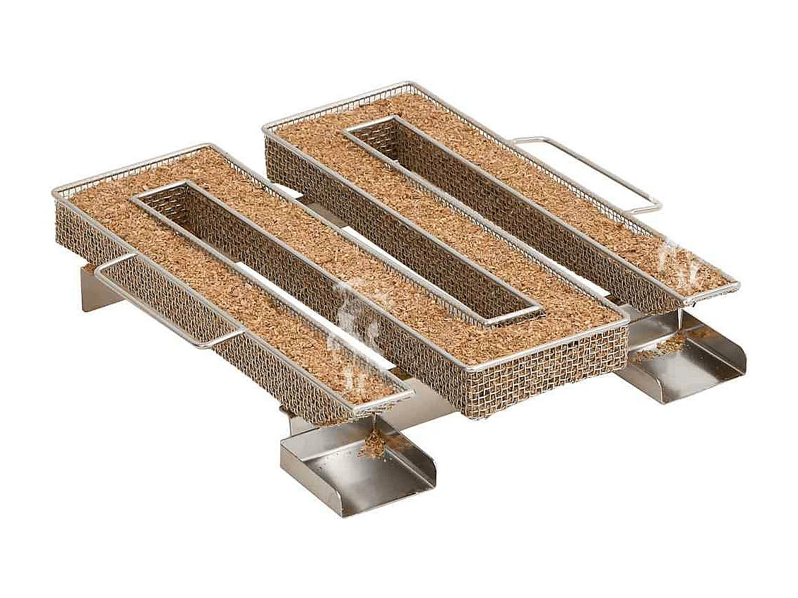 Forno para churrasco, defumador, gerador de fumaça fria, aço galvanizado