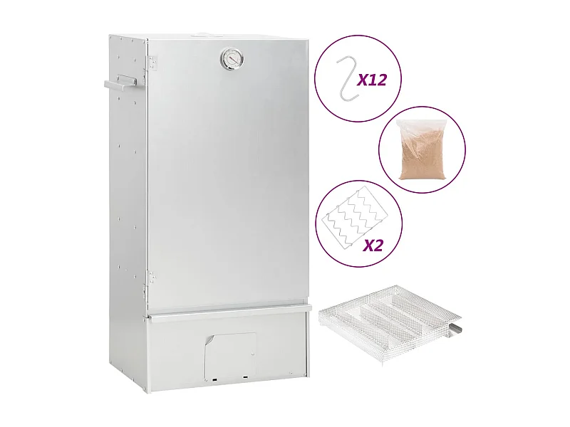 Forno per barbecue affumicatore generatore di fumo freddo in acciaio zincato