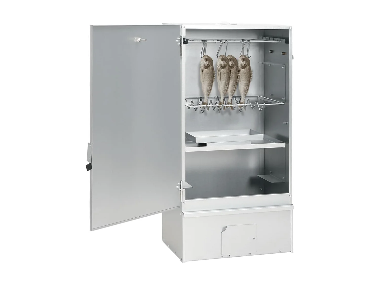 Forno para churrasco, defumador, gerador de fumaça fria, aço galvanizado