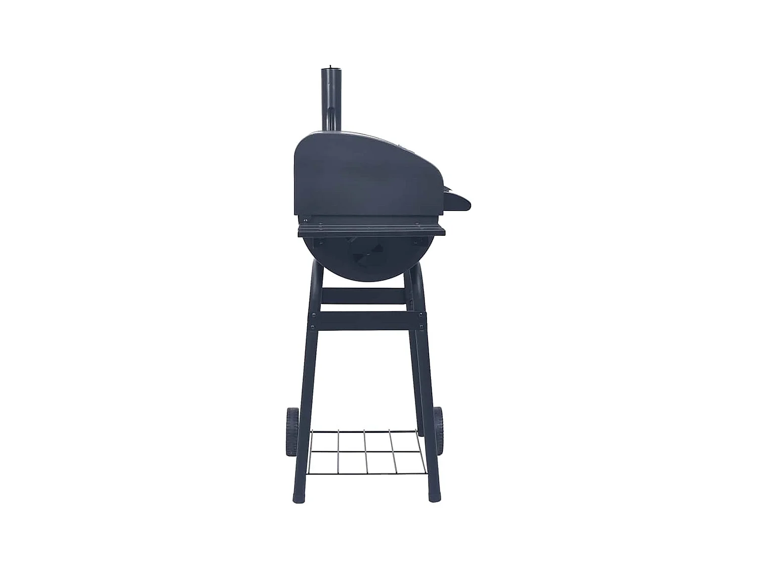 Gril barbecue au charbon avec étagère inférieure Noir