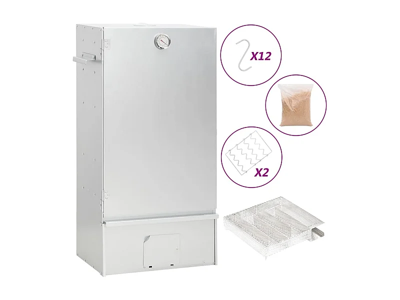 Fumoir à four à BBQ générateur de fumée froide acier galvanisé