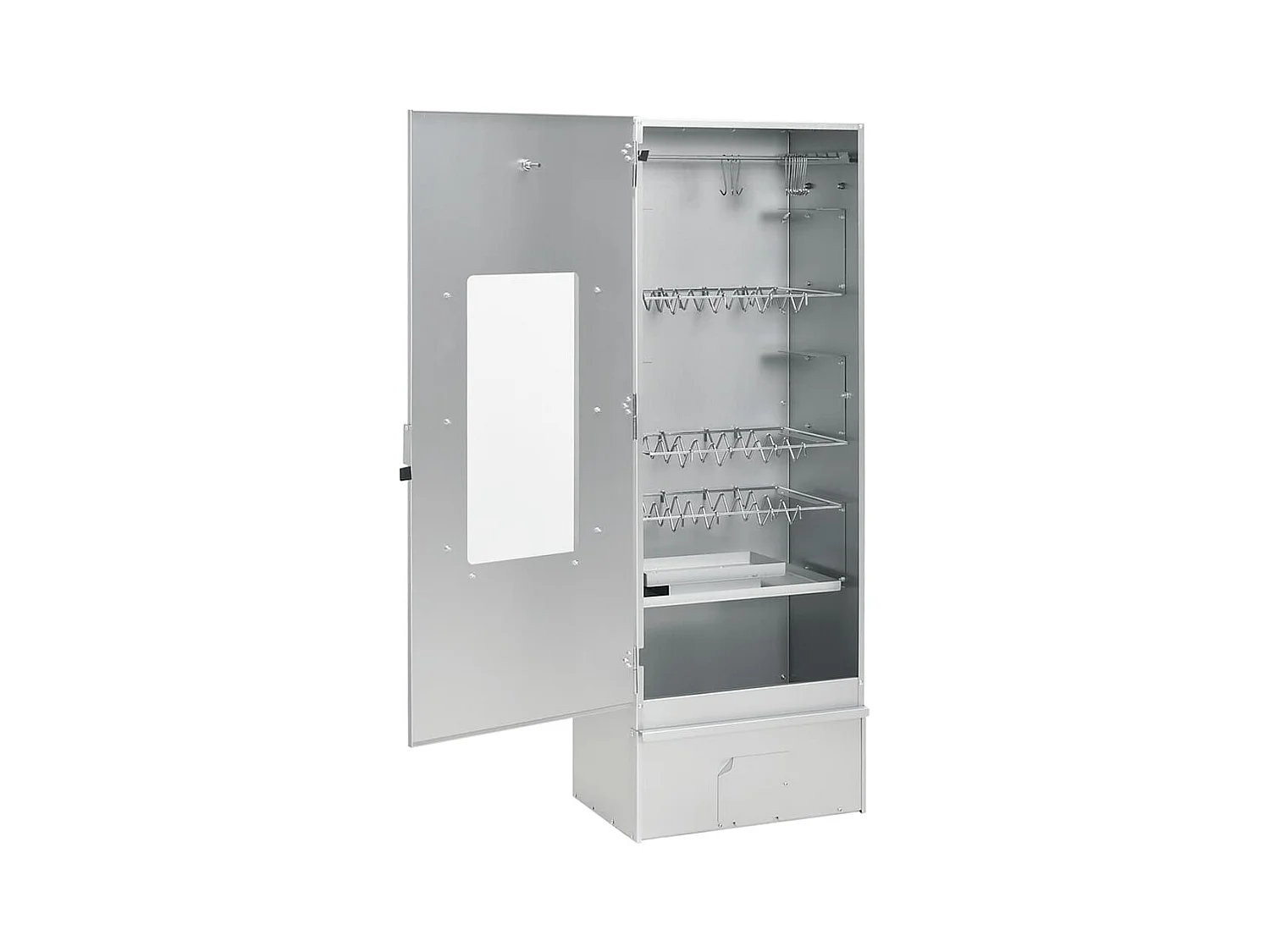 Fumoir pour four à barbecue avec copeaux de bois 44,5x29x110 cm