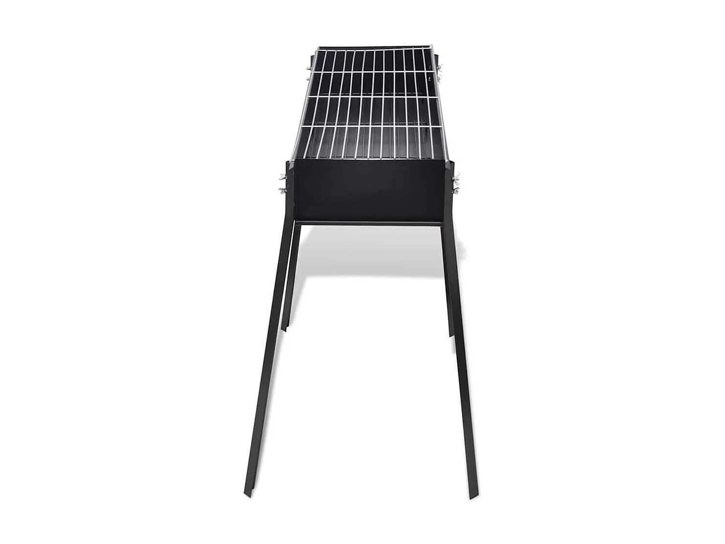 Support de barbecue au charbon de bois Carré 75x28 cm