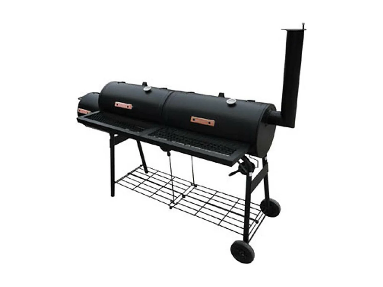 Nevada XL Schwarzer Smoker-Grill