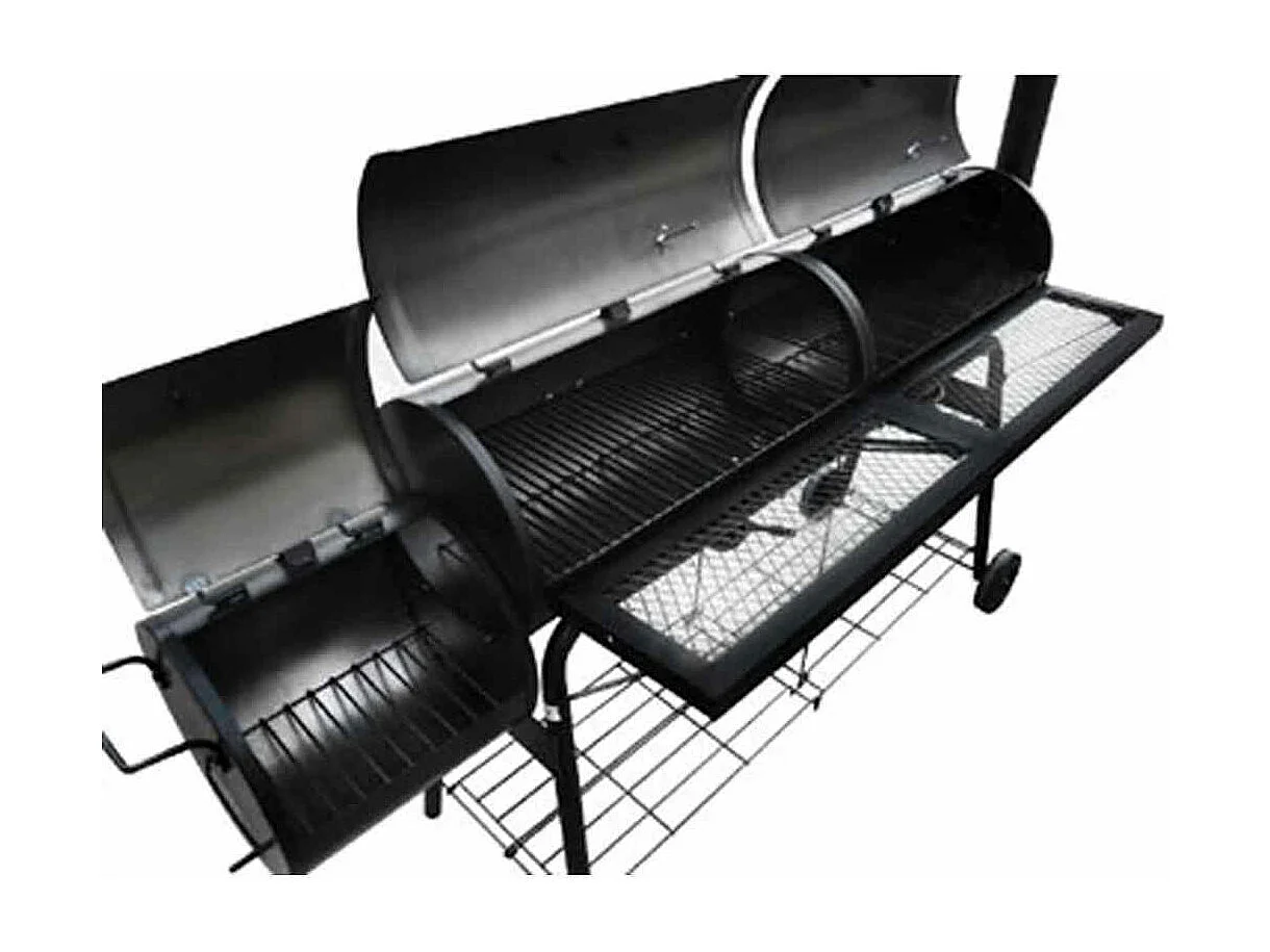 Nevada XL Schwarzer Smoker-Grill