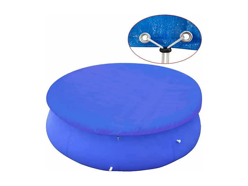 Couverture de piscine ronde hors sol de 360-367 cm