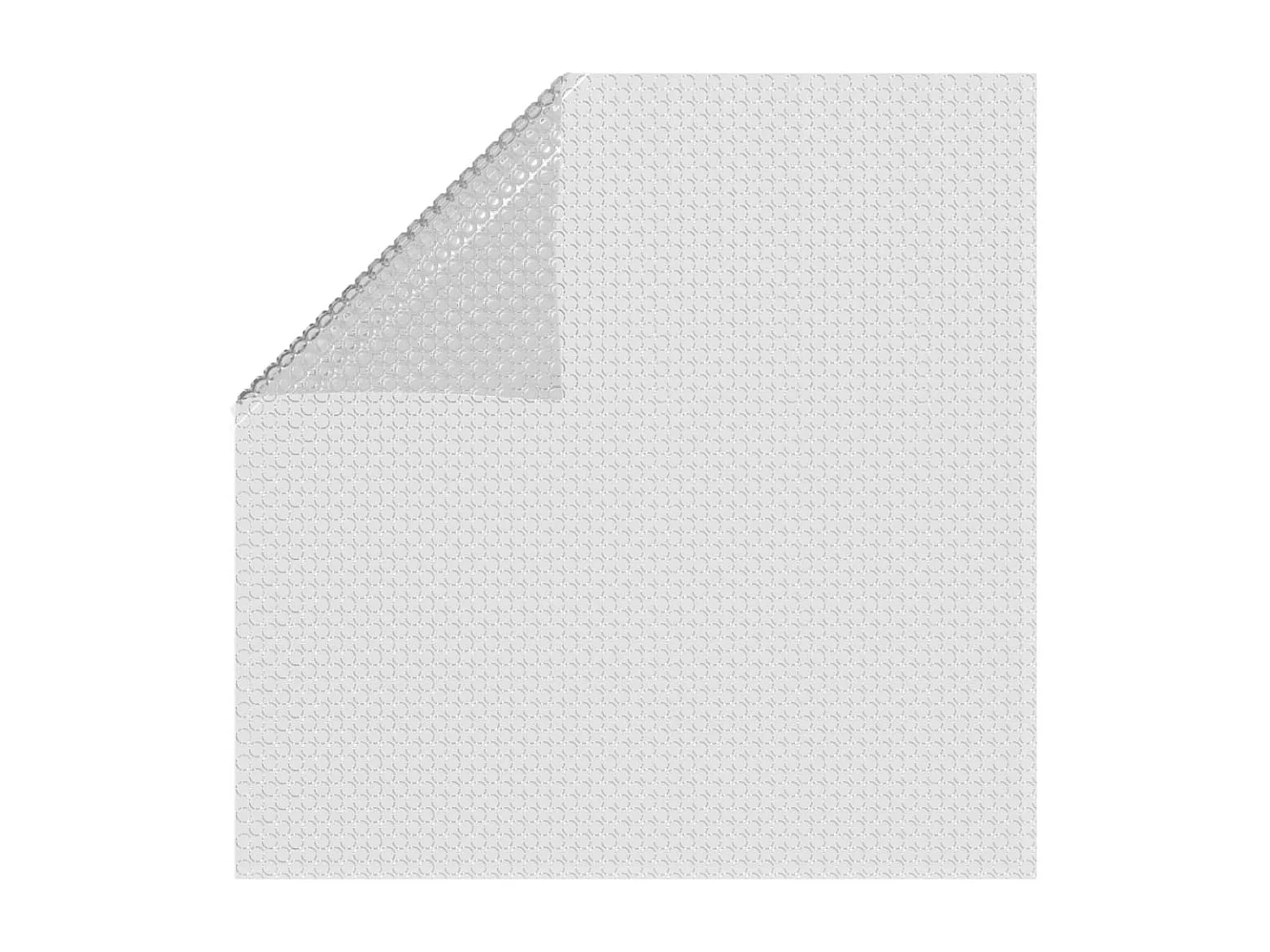 Film solaire de piscine flottant PE 260x160 cm Gris