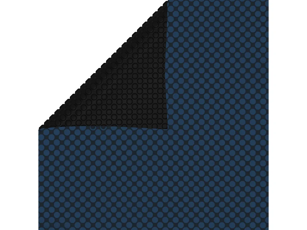 Schwimmende Schwimmbad-Solarfolie PE 400x200 cm Schwarz und Blau