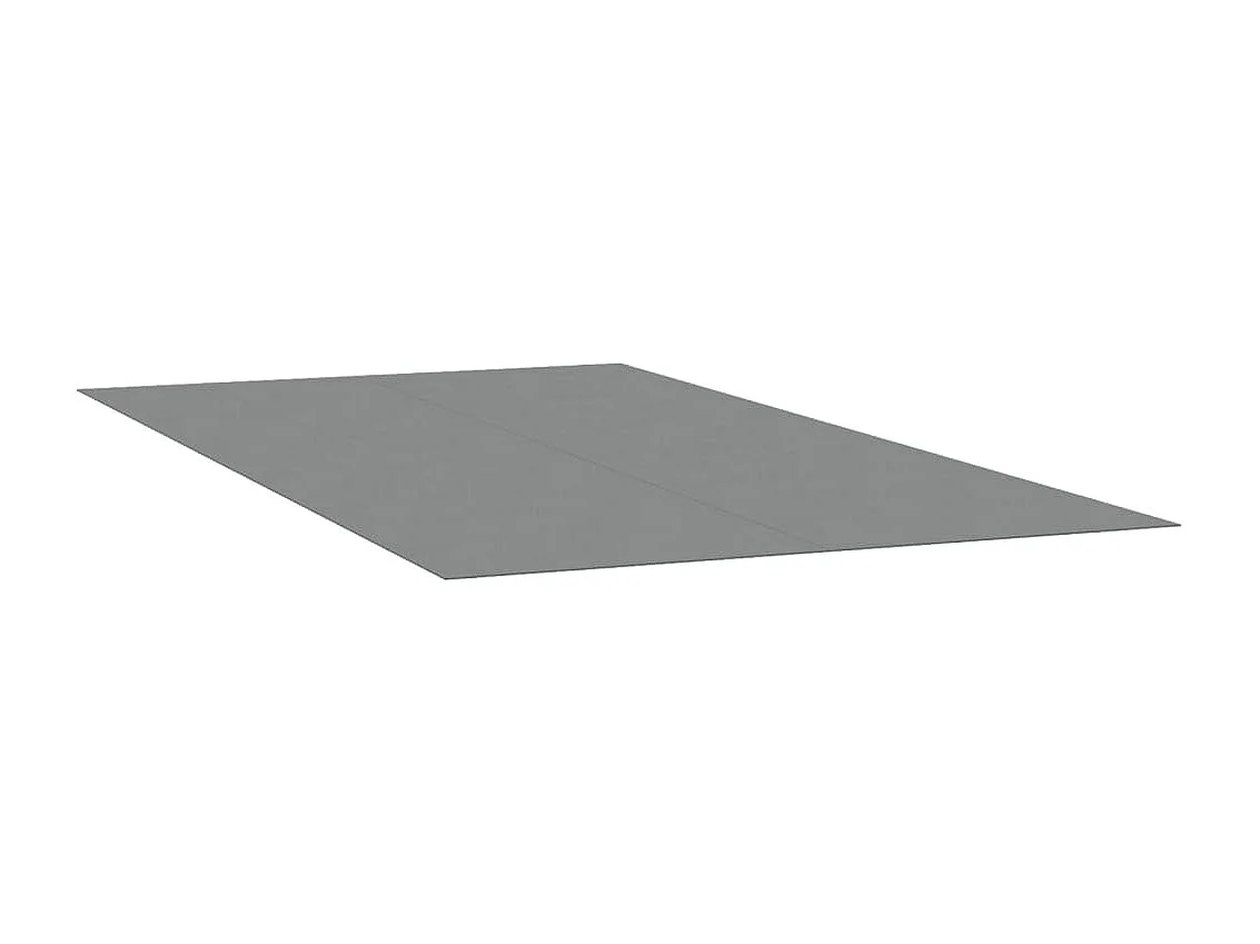 Bache de piscine gris clair 420x220 cm géotextile polyester