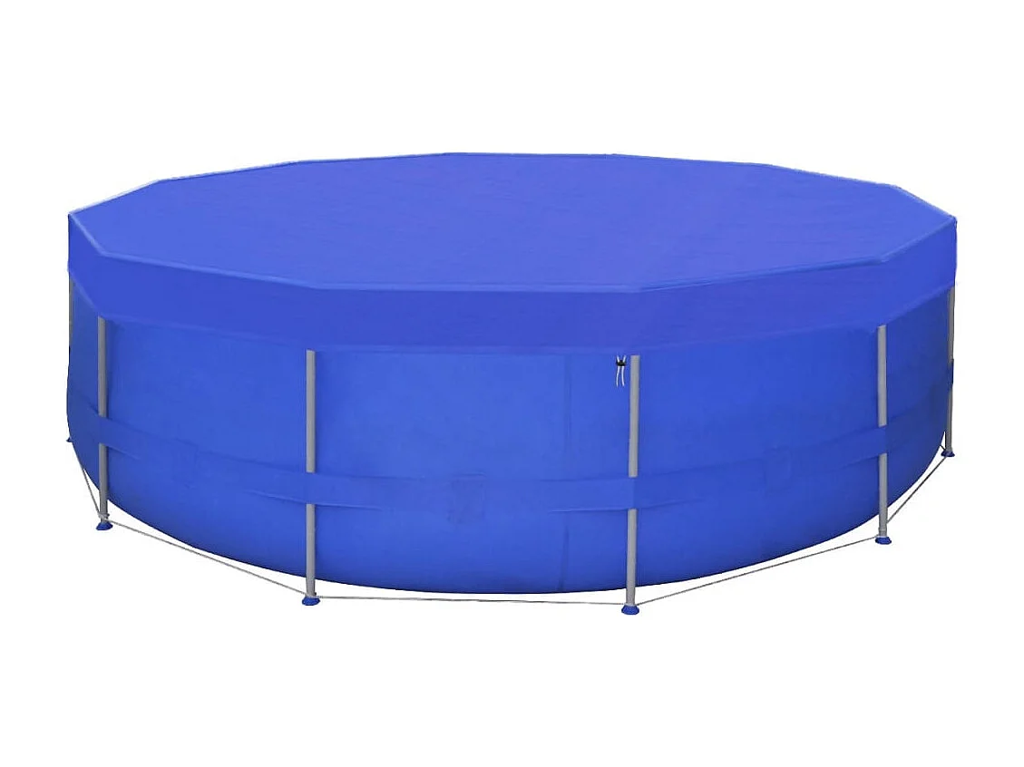 Cobertura de piscina redonda PE 460 cm 90 g/m2
