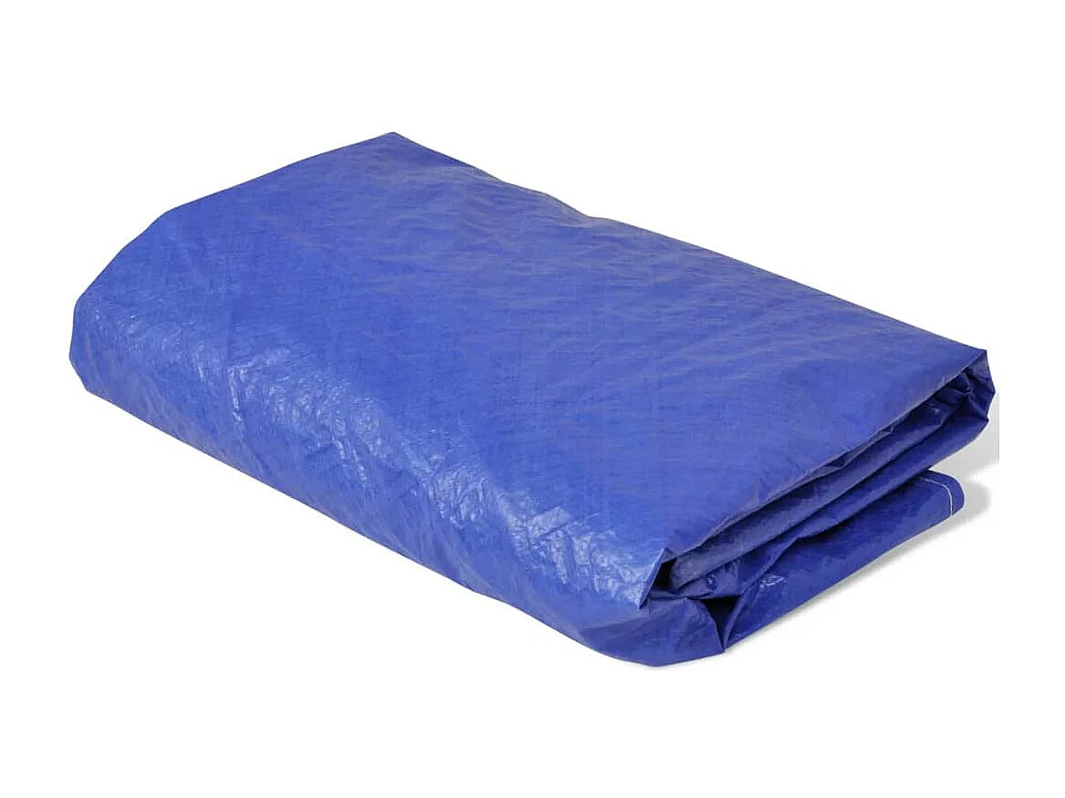 Cobertura de piscina redonda PE 460 cm 90 g/m2