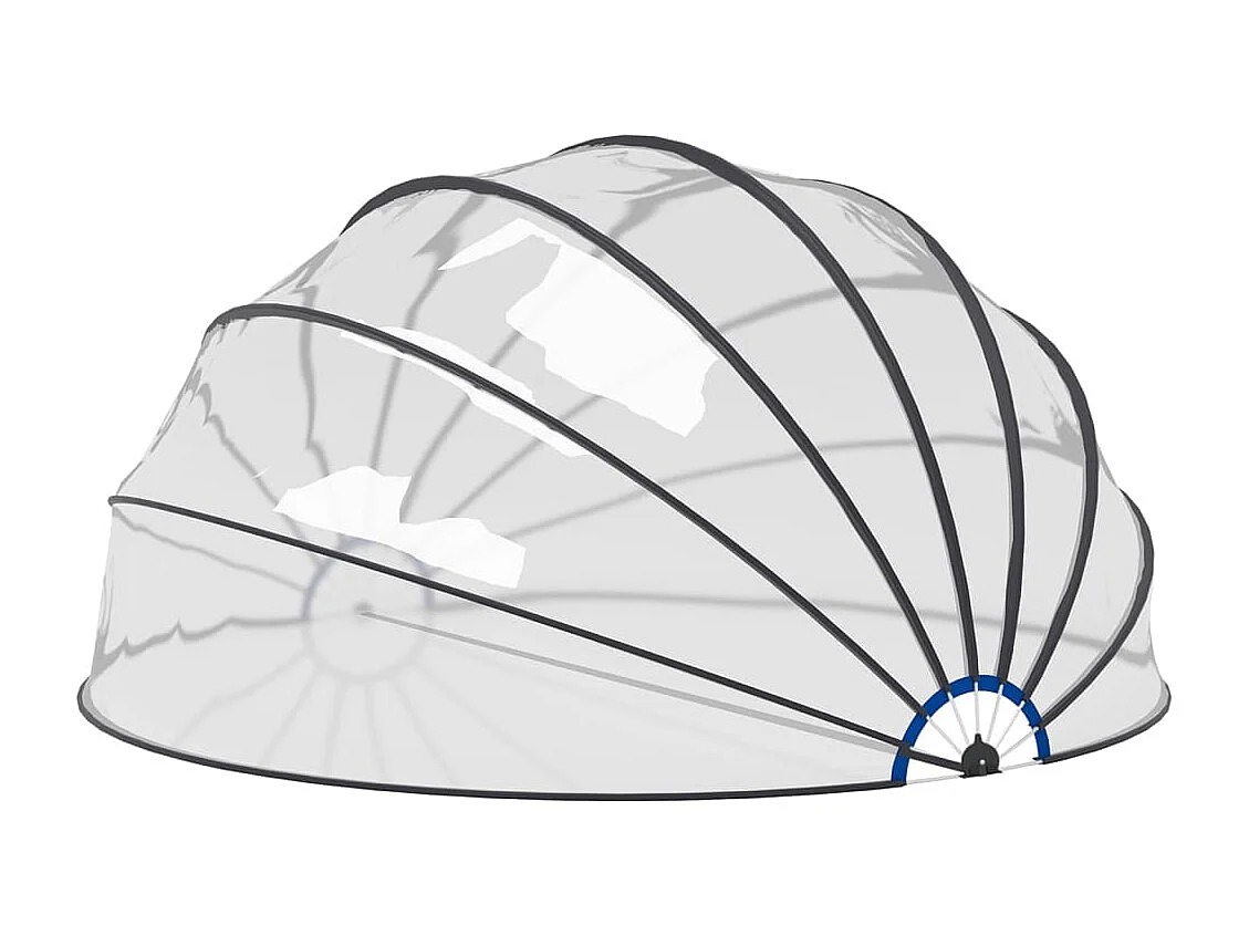 Poolüberdachung 559x275 cm
