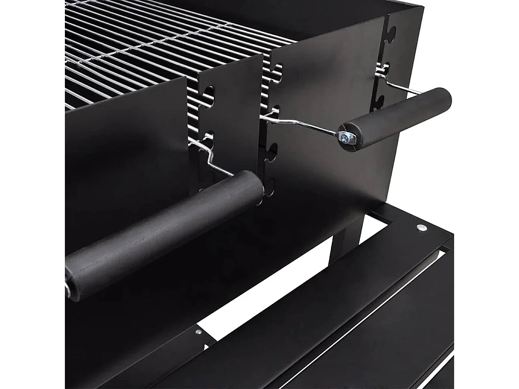 Houtskool BBQ Grillstandaard 2 Wielen