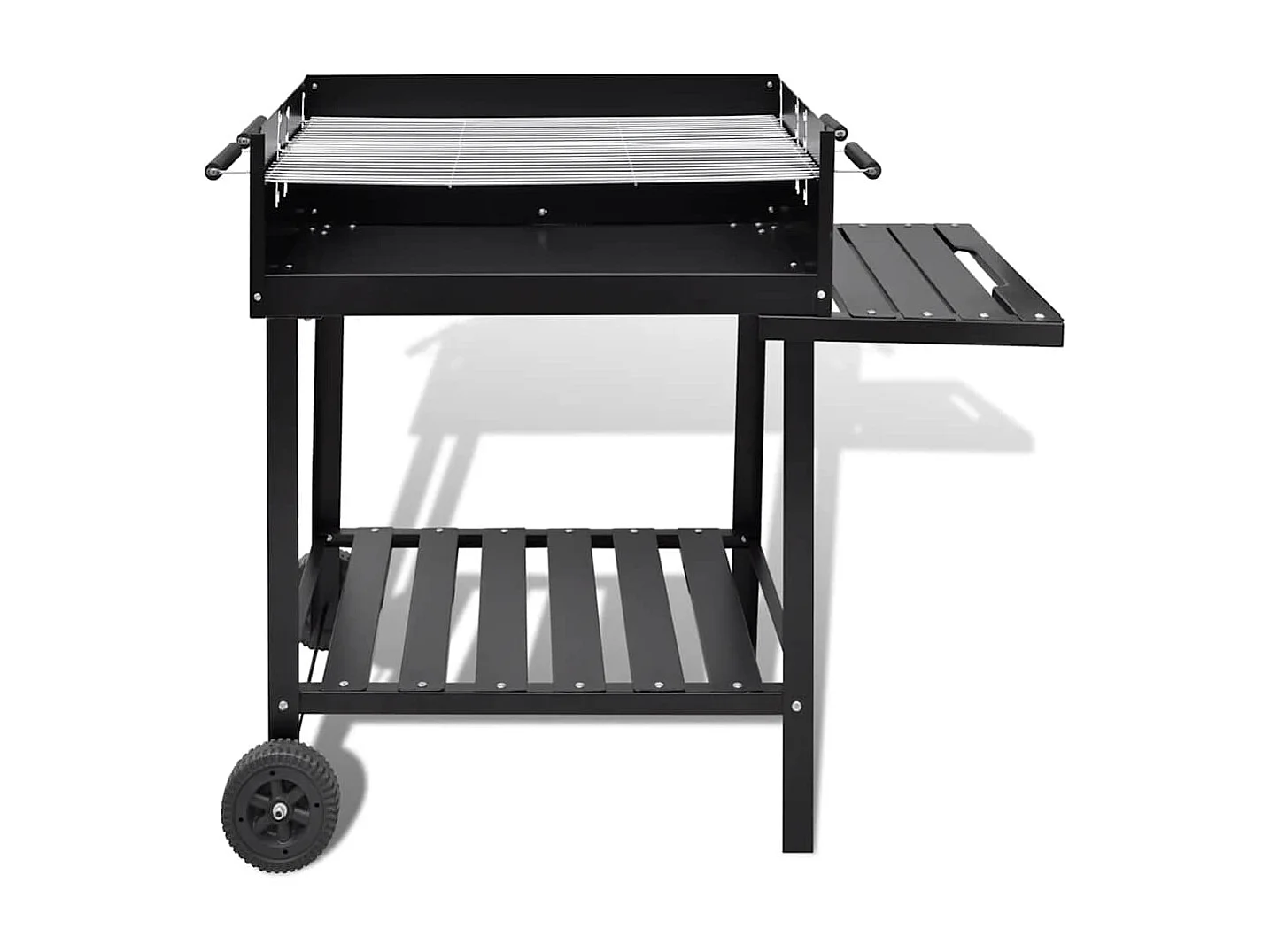 Support de barbecue au charbon de bois 2 roues