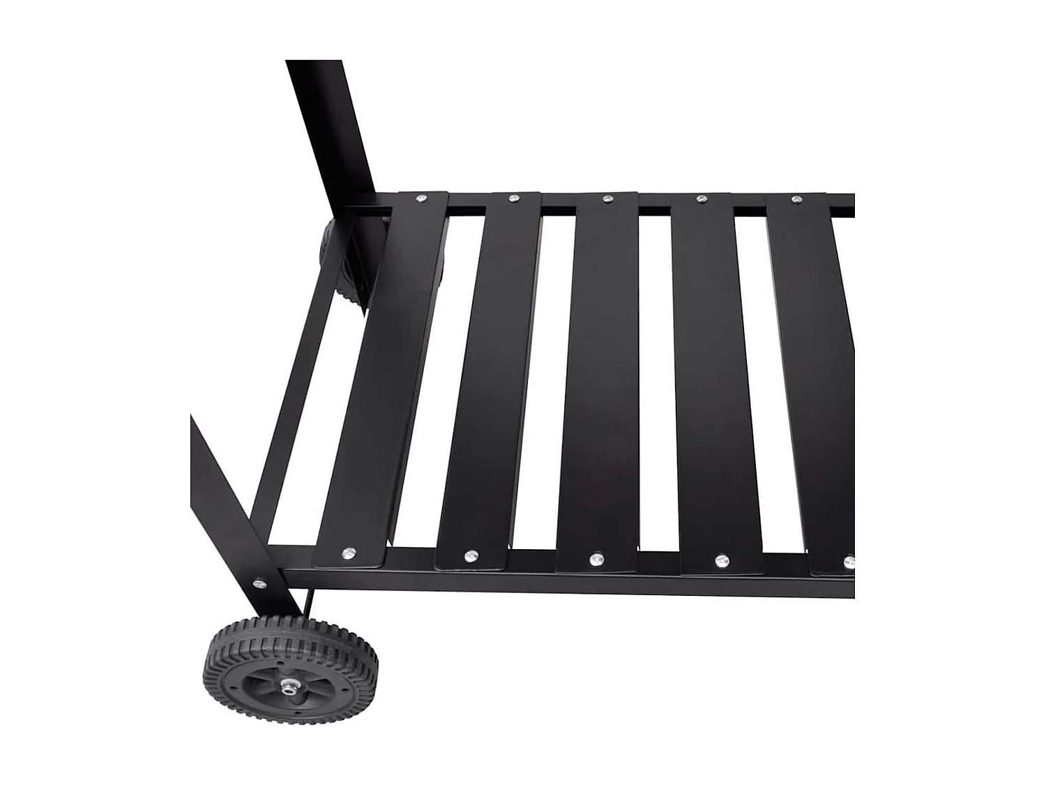 Support de barbecue au charbon de bois 2 roues