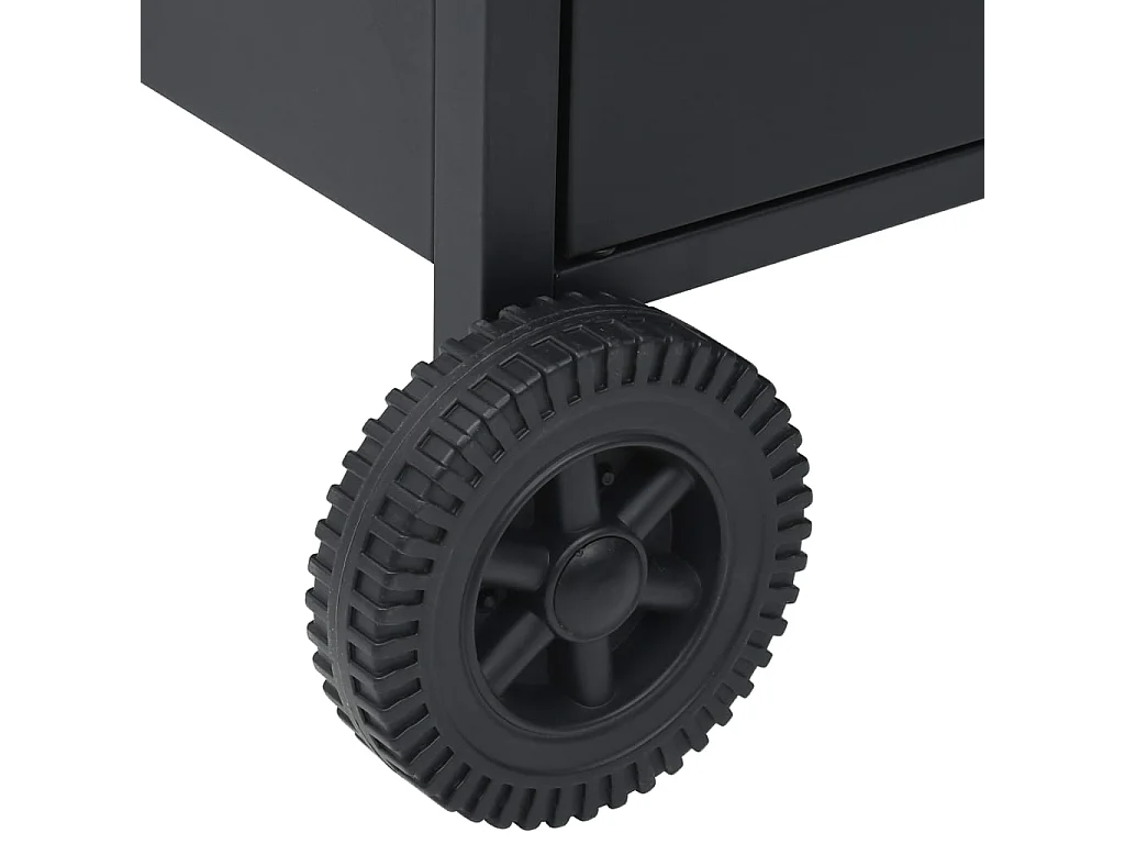 Barbecue a gas 4+1 zone cottura Acciaio Nero