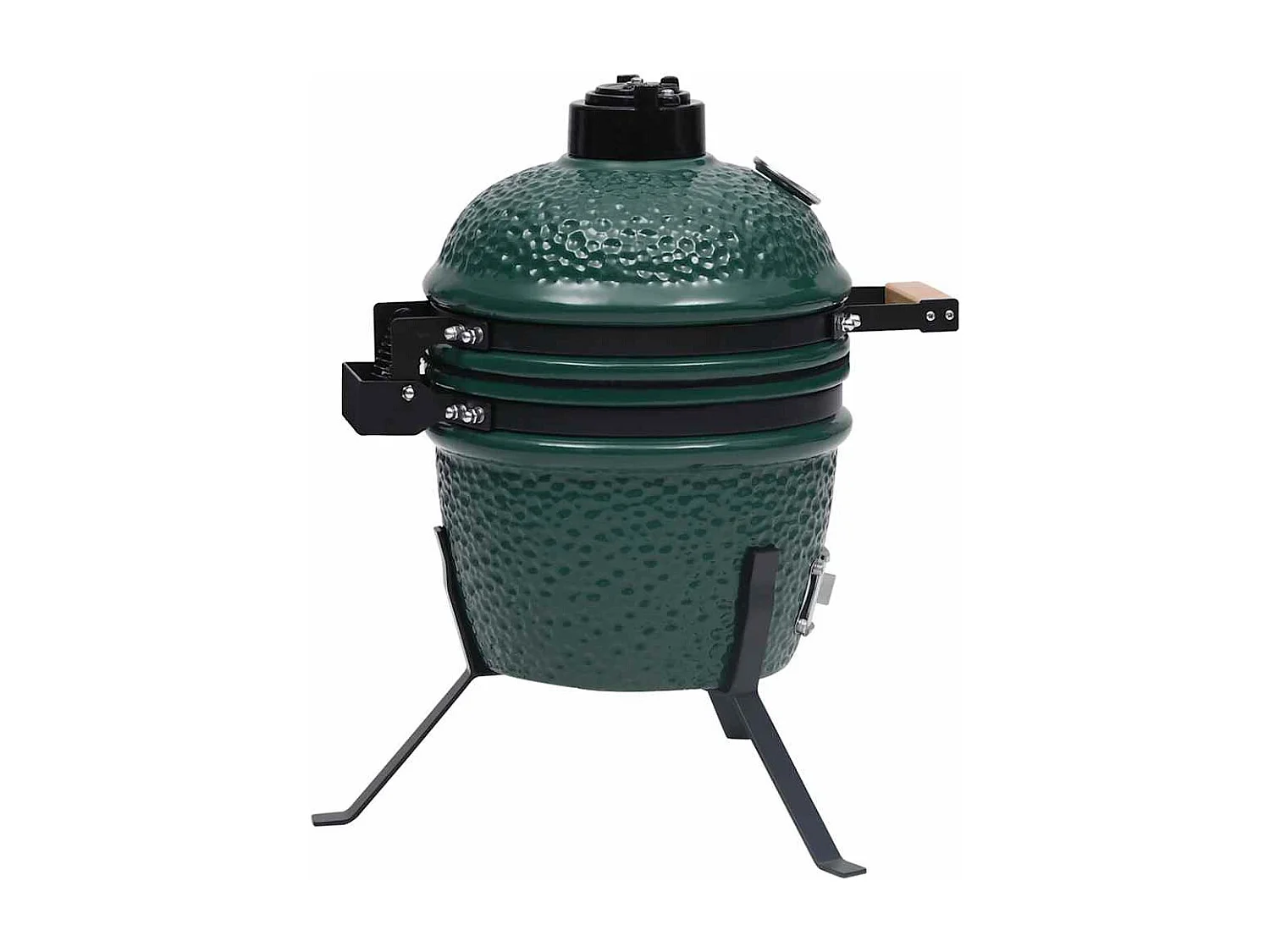 Kamado Barbecue Affumicatore in Ceramica 2 in 1 56 cm Verde