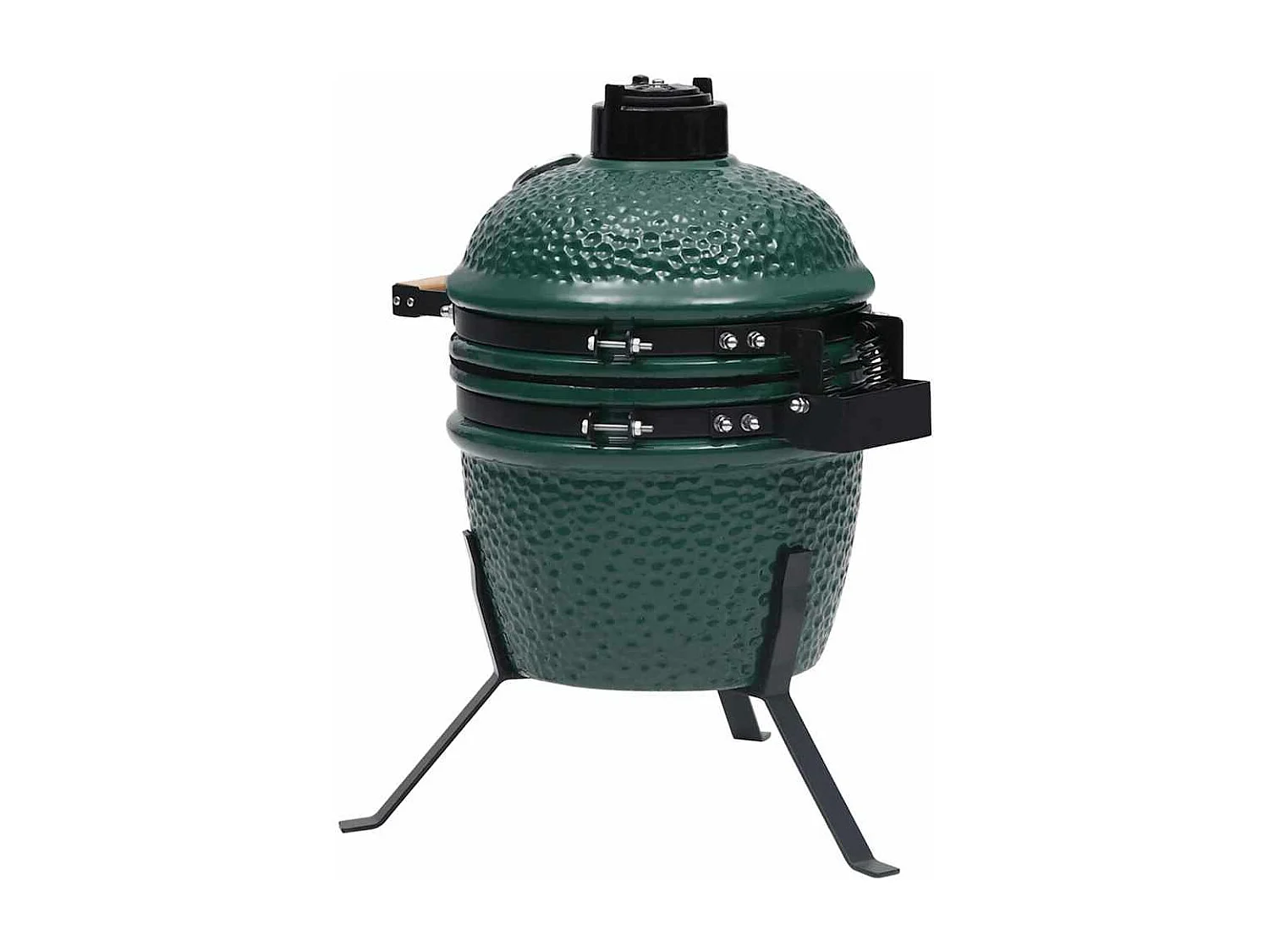 Kamado Barbecue Affumicatore in Ceramica 2 in 1 56 cm Verde