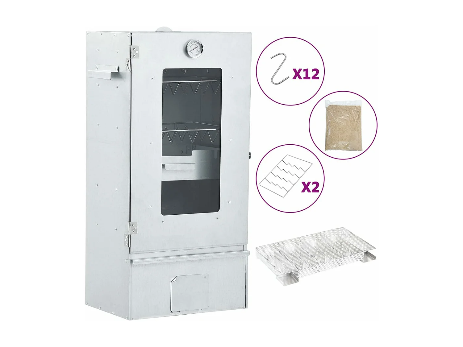 Horno de barbacoa ahumador generador de humo frío de acero galvanizado