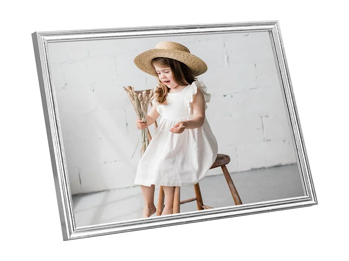 Collage de cadres photo 3 pcs de table Argenté 21x29,7 cm