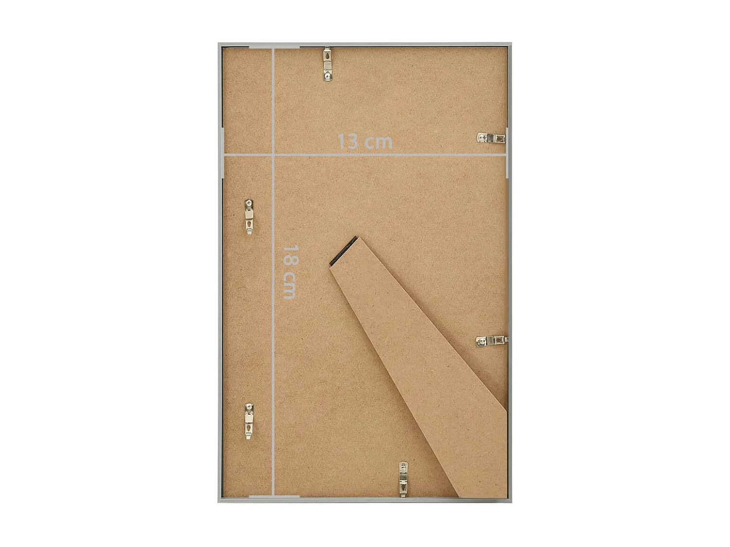 Bilderrahmen Collage 5 Stk. Tisch Silber 13x18 cm MDF