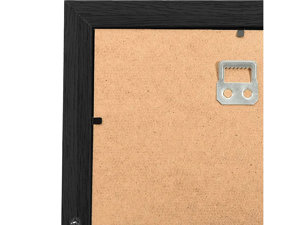 Collage de cadres photo pour photo de 10x(13x18 cm) Noir MDF