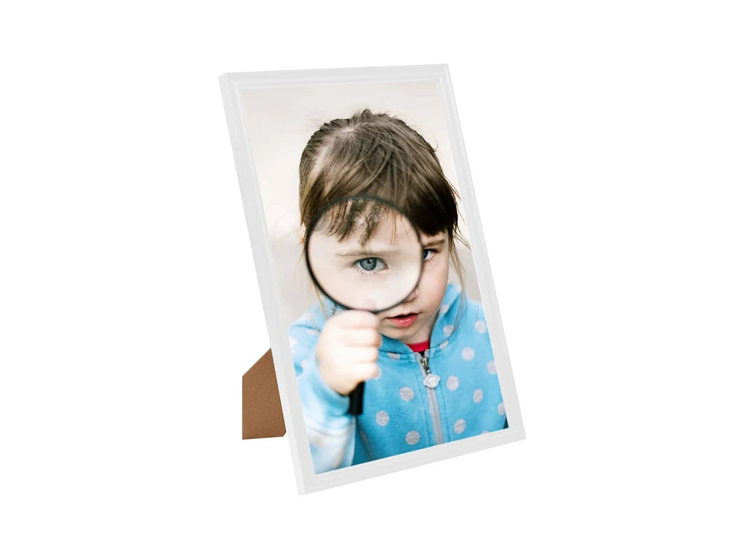 Collage van fotolijsten 5 stuks tafel Wit 21x29,7 cm MDF