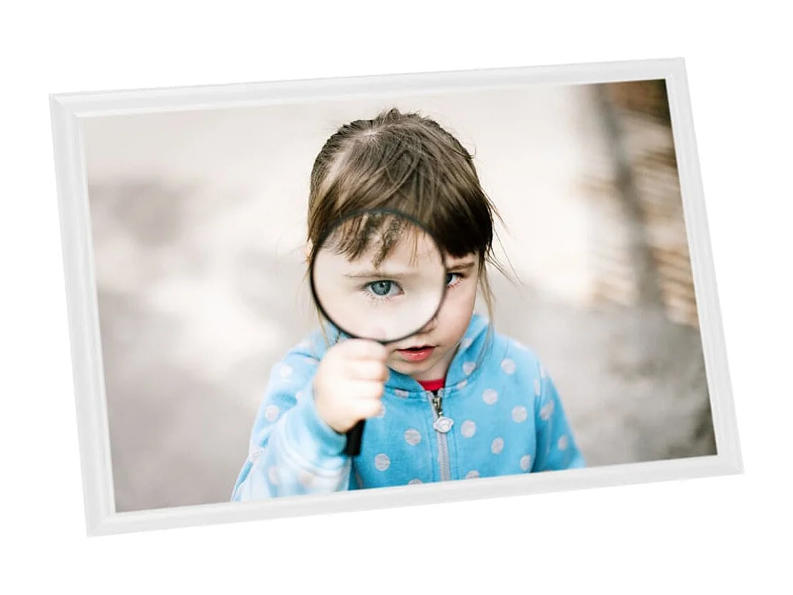 Collage de cadres photo 5 pcs de table Blanc 21x29,7 cm MDF