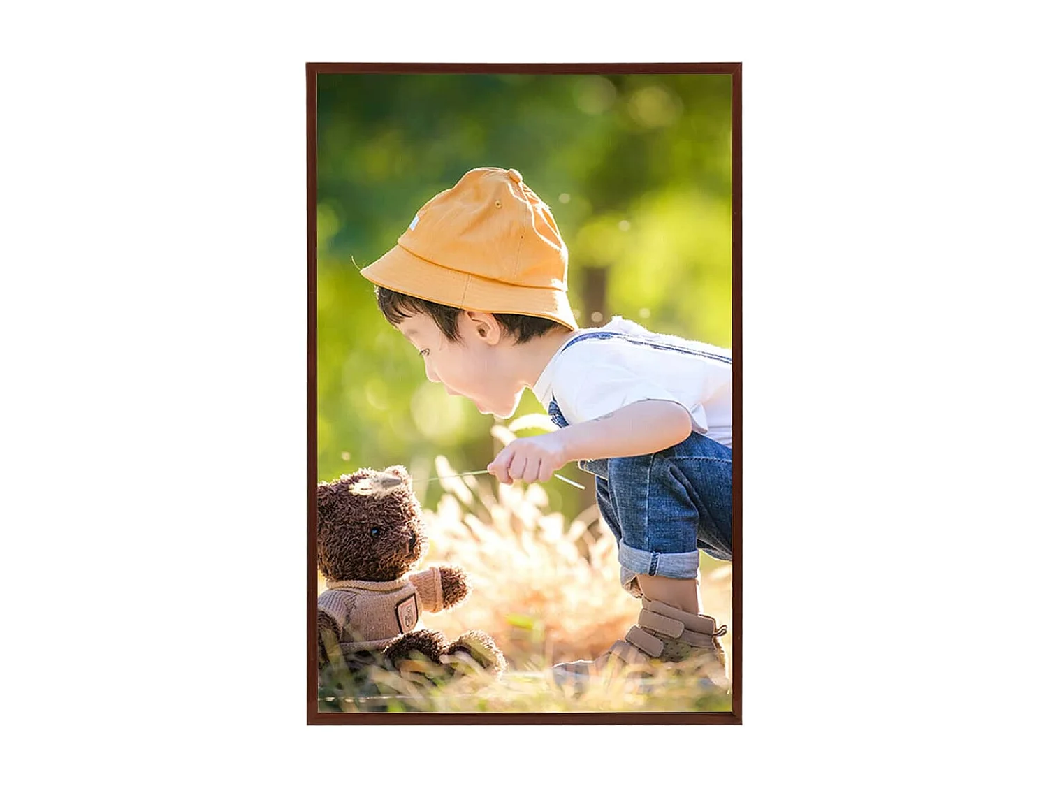 Collage aus Bilderrahmen 3 Stk. Wandtisch Bronze 70x90 cm MDF