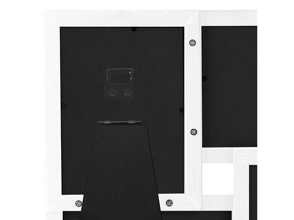 Collage de cadres photo pour photo de 4x(13x18 cm) Blanc MDF